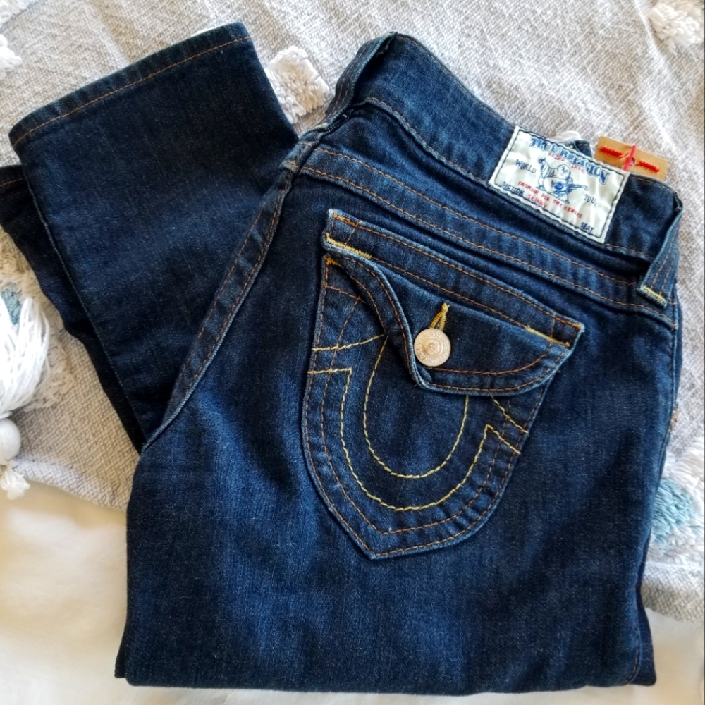 New Y2k True Religion blue skinny Jean's size 28